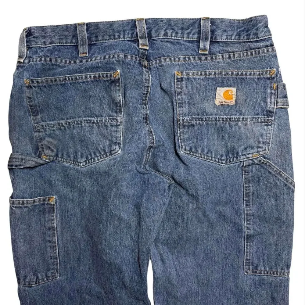 Carhartt blue denim carpenter jeans